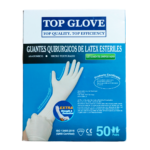 Guantes quirurgicos de latex esteriles